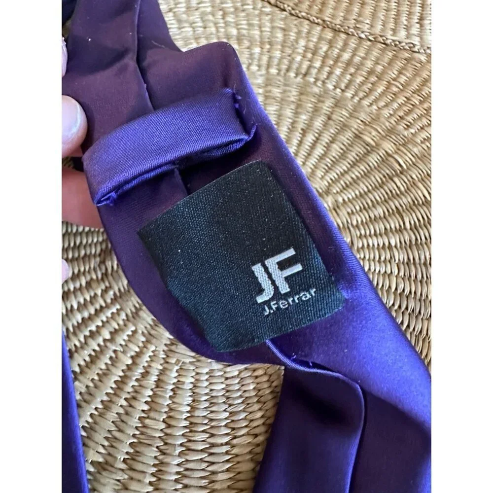 J Ferrar purple men’s tie